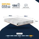 Ver imagem 3 de Colchão Ortopédico de Espuma D33 a Vácuo Sonno Full - Lucas Home - Casal