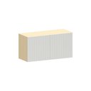Ver imagem 1 de Armário Aéreo para Geladeira 100% MDF 2 Portas 80cm Aura Luciane Móveis