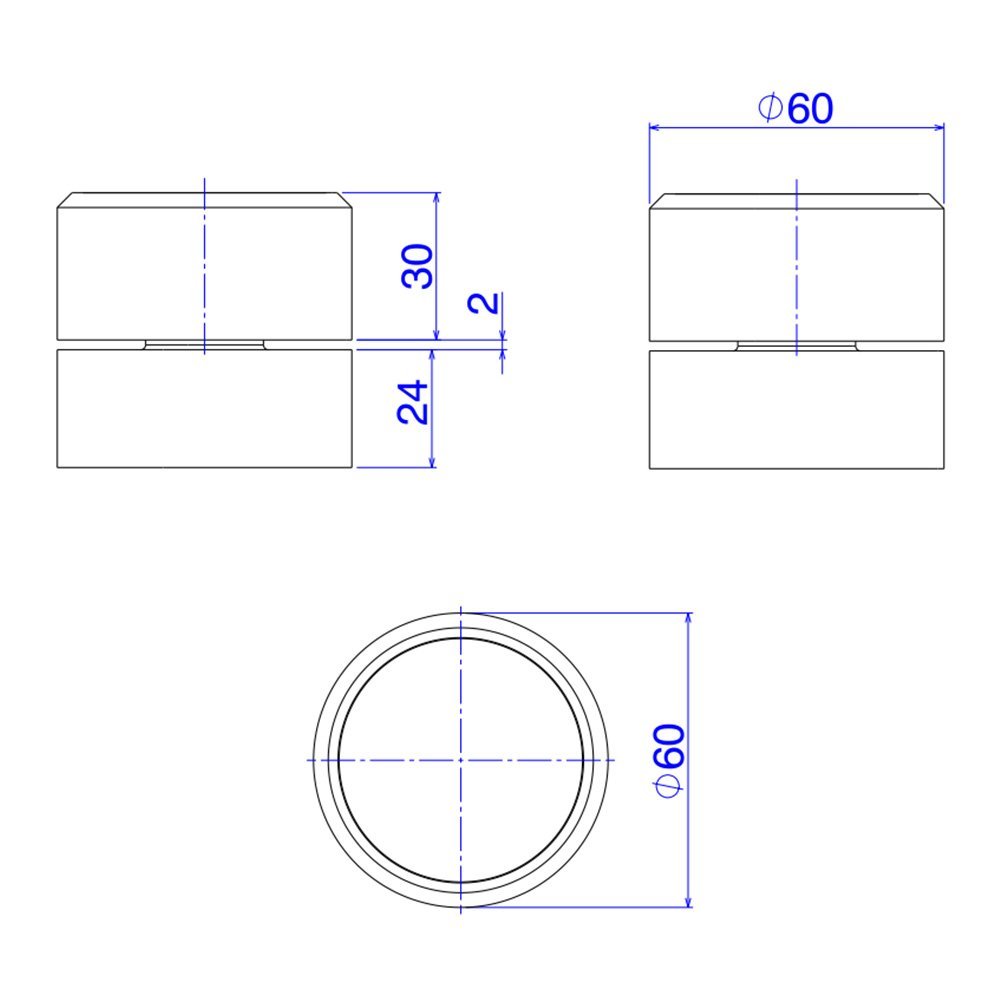Acabamento para Registro de Pressão Deca You 4916.INX104.PQ Redondo 1/2" e 3/4" Inox - 2