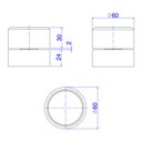 Ver imagem 2 de Acabamento para Registro de Pressão Deca You 4916.INX104.PQ Redondo 1/2" e 3/4" Inox