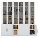 Ver imagem 4 de Armário Multiuso para Escritório com Vidro 12 Portas
