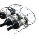 Ver imagem 4 de Adega Oval 6 Garrafas Vinho Espumante Porta Suporte Cromada