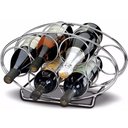 Ver imagem 3 de Adega Oval 6 Garrafas Vinho Espumante Porta Suporte Cromada