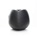 Ver imagem 6 de Vaso Decorativo Dobradura Preto em Cerâmica 16,5x17,5cm - D’Rossi