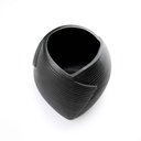 Ver imagem 4 de Vaso Decorativo Dobradura Preto em Cerâmica 16,5x17,5cm - D’Rossi