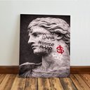 Ver imagem 7 de Kit 3 Quadro Decorativo Estátua Grega Grafite Street Art 40x28cm