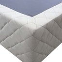 Ver imagem 5 de Base Cama Box Viúva Suede Bordado Bege SkyBox