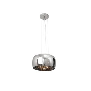 Pendente Plafon Sobrepor Cristal Ø28cm Yamamura