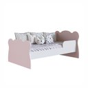 Ver imagem 5 de Mini Cama Infantil Percasa 155cm Transição Berço com Estrutura Compacta Rosa/branco