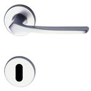 Ver imagem 1 de Fechadura Inox Line De 40 mm Maçaneta Em Zamac 30 Espelho E Roseta Em Aço Inox - 0330023CR - PAPAIZ