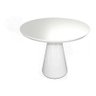 Mesa de Jantar Cone 80cm Laqueada Off White - 1