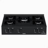 Fogão de Mesa 5 Bocas Venax Grand Petit Line Preto Gás Glp Automático Bivolt 26007 - 1