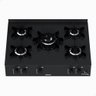 Fogão de Mesa 5 Bocas Venax Grand Petit Line Preto Gás Glp Automático Bivolt 26007 - 5