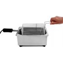 Ver imagem 3 de Fritadeira Eletrica Retangular Inox Doméstica Economica 1 Litro - 110v