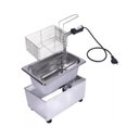 Ver imagem 2 de Fritadeira Eletrica Retangular Inox Doméstica Economica 1 Litro - 110v