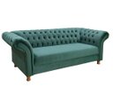 Ver imagem 2 de Namoradeira Chesterfield Conde Veludo:Verde