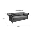 Ver imagem 4 de Namoradeira Chesterfield Conde Veludo:Verde