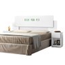 Cabeceira para Cama Queen Lille Flex Branco Carmolar - 2