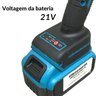 Esmerilhadeira Lixadeira Angular 2 Baterias 21v Portátil com Maleta Importway Iweab211b - 6