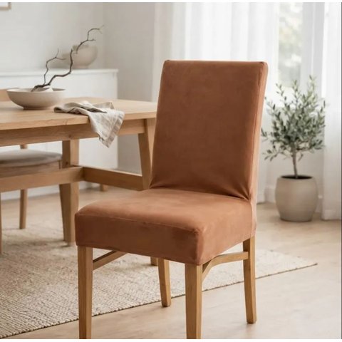 Capa para Cadeira Aveludada Linha Classic Rio Home