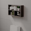 Ver imagem 1 de Nicho Decorativo Pequim Preto para Banheiro Lavabo