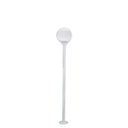 Ver imagem 1 de Poste de Jardim P10/b15 de 1,85m com Globo de Vidro Transparente 15x28 Branco