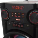 Ver imagem 4 de Caixa Som Amplificada Bluetooth 1900W Rms Woofer Fm Usb Led Tws Bivolt + 2 Microfones ACA 1900 New