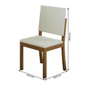 Ver imagem 5 de Cozinha Completa com Mesa e 4 Cadeiras Paulista 7 Portas 2 Gavetas Nature/off White/linho - Panorama
