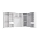 Ver imagem 5 de Quarto Modulado Kappesberg Adapt Branco/Nogueira 5 Peças 418cm x 263cm