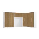Ver imagem 2 de Quarto Modulado Kappesberg Adapt Branco/Nogueira 5 Peças 418cm x 263cm
