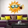 Adesivo de Parede - Sol Tropical - 1