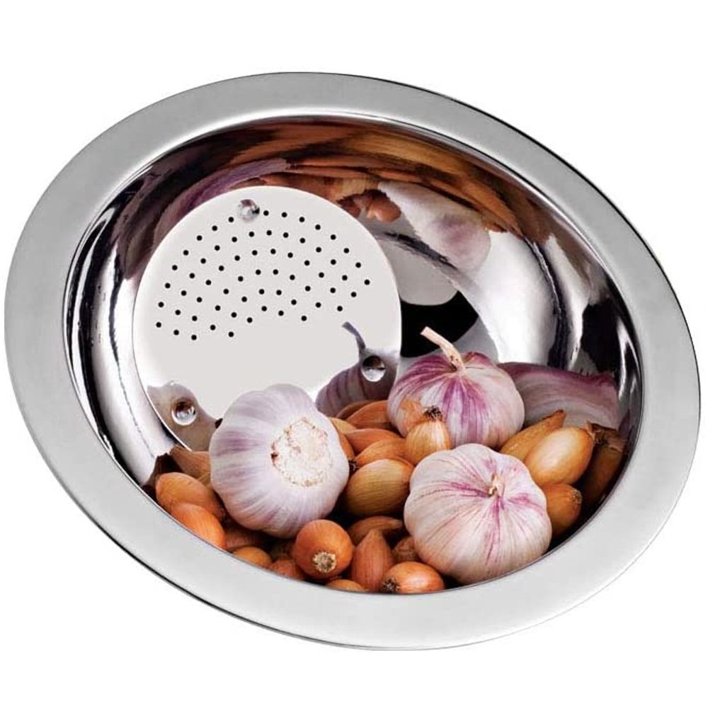 Escorredor de Arroz em Aço Inox - 20cm - 4