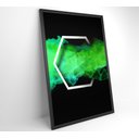 Ver imagem 4 de Quadro Hexágono Playstation - 60x40 Cm - Adesivo Fotográfico