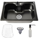 Ver imagem 1 de Cuba Cozinha Gourmet Aço Inox Luxo com Acessórios 60x42 - Brinovar