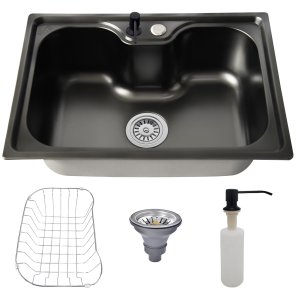 Cuba Cozinha Gourmet Aço Inox Luxo com Acessórios 60x42 - Brinovar
