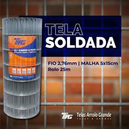 TELA SOLDADA TAG MALHA 5x15cm FIO 2,76mm RL 25X1,8m - 4