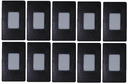 Ver imagem 3 de Kit 10 Balizador Poptem Embutido Preto Spot Iluminador Retangular