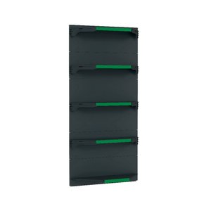 Kit 5 Bandejas para Gondola Canto 170 Fit 40/60 Preto Pe Verde