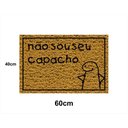 Ver imagem 2 de Tapete Capacho Bento Cake 60x40 Nao Sou Seu Casa Entrada Lar