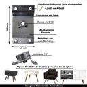 Ver imagem 2 de Kit 6 Chapinhas Chapa Inclinada 15º com Tubo Fixação Pés Palito Rosca 5/16 Zincada Gran Belo Produto