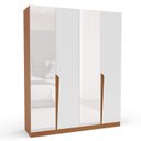 Ver imagem 3 de Guarda Roupa Casal 4 Portas e 4 Gavetas com Espelho 240847 Linha Porto Politorno Móveis