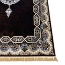 Ver imagem 7 de Tapete Persa Royal Marrom 300x400cm Fio Acetinado - Decoração para Quarto e Sala