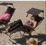 Cadeira Espreguiçadeira Praia Piscina Verao Sol Gravidade Zero Dobravel Reclinavel Jardim Varanda Qu - 3