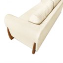 Ver imagem 4 de Sofá 2 Lugares 1,60m Linho Pérola com Detalhes em Madeira - Jobim Lucadi Home