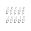 Ver imagem 1 de Kit 10 Ganchos Decorativo de Parede Pendurador Bolsa C.c Fs