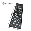 Ver imagem 2 de Grelha Pluvial com Aro 15cm x 50cm Preto Garden com Tela
