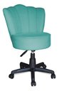 Ver imagem 6 de Cadeira Mocho Pétala Giratória para Estética Consultório Veludo Azul Turquesa Bz Home Decor