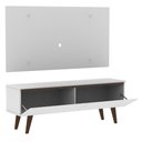 Ver imagem 5 de Rack Madesa Le Mans e Painel para Tv até 55 Polegadas 2 Portas - Branco/rustic