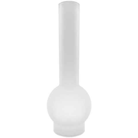 Cupula de Vidro Fosco Tipo Chaminé para Lampião Vintage