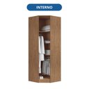 Ver imagem 5 de Guarda-Roupa Canto Oblíquo 1 Porta 100% MDF Requinte+